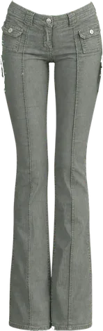 light gre wash flared denim jeans jeans
